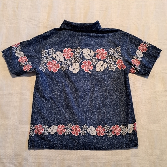 Gymboree boys size XXL or 7 years Vintage sizing Hawaiian design shirt - Picture 2 of 3